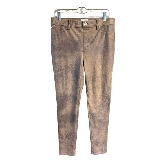 Chicos Faux SuedePull on Pants Sz ( 10) camel - Picture 1 of 10